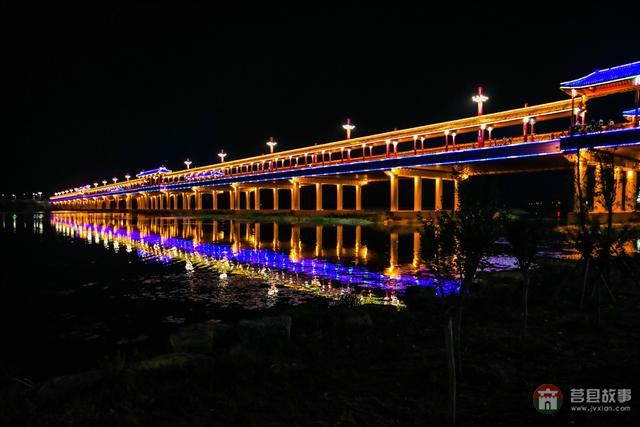莒縣沭河濕地公園，上演激光水幕音樂噴泉，真是太棒了